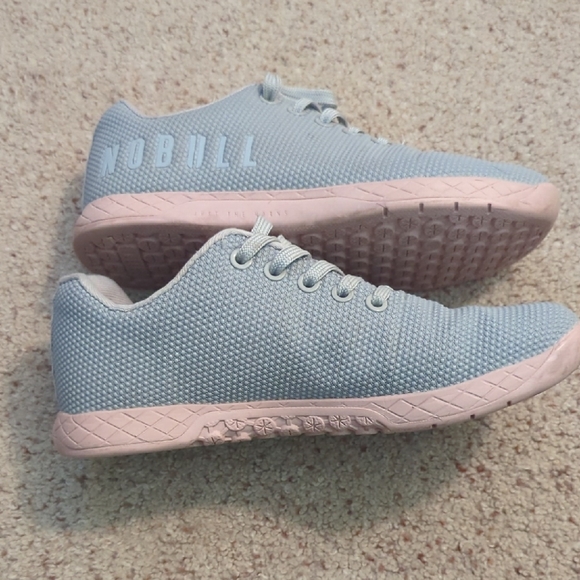 Women's Size 7 Men's 5.5 NOBULL Light Gray TRAINERS ATHLETIC EVERYDAY WEAR - Picture 6 of 6